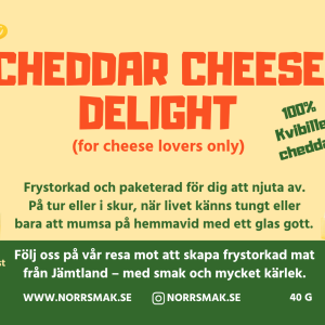 Frystorkad Cheddar från Kvibille