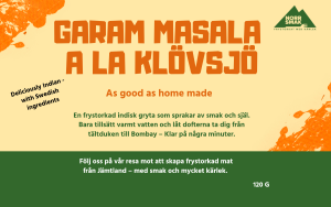 Frystorkad Garam masala från Sverige